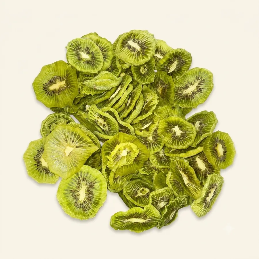 Kiwi chips, close up